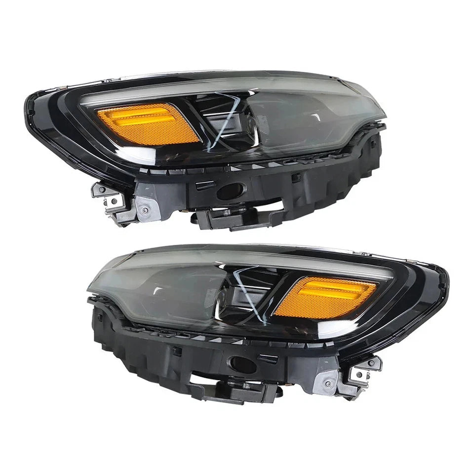 For 2019-2023 Jeep Cherokee Full LED Headlights w/Bulb w/Module Left&Right Pair