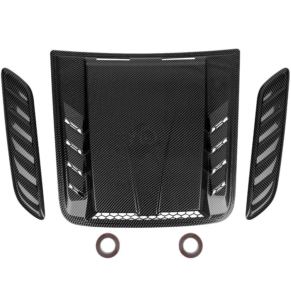 For Mazda 3 2 Car Front Air Flow Scoop Hood Intake Vent Bonnet Cover Trim Decor