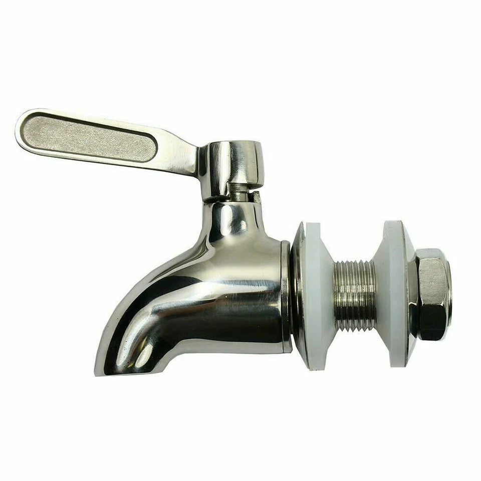 Heavy Duty Stainless Steel Beverage Spigot Faucet for Beverage / Wine DispenserOpens in a new window or tab Brand New