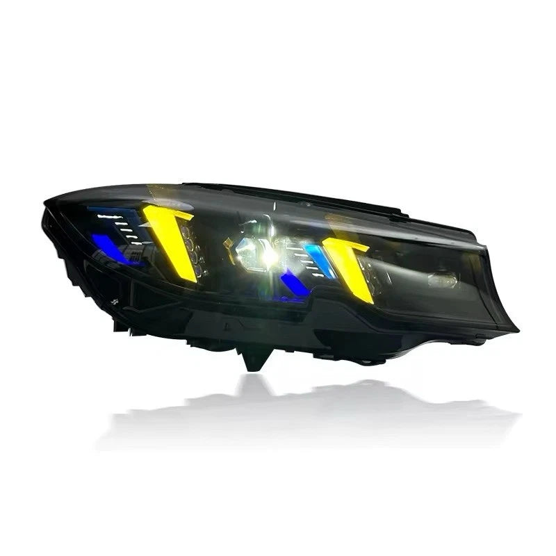 Snake Eye Headlights for BMW G20 330i M340i Dual Color LED