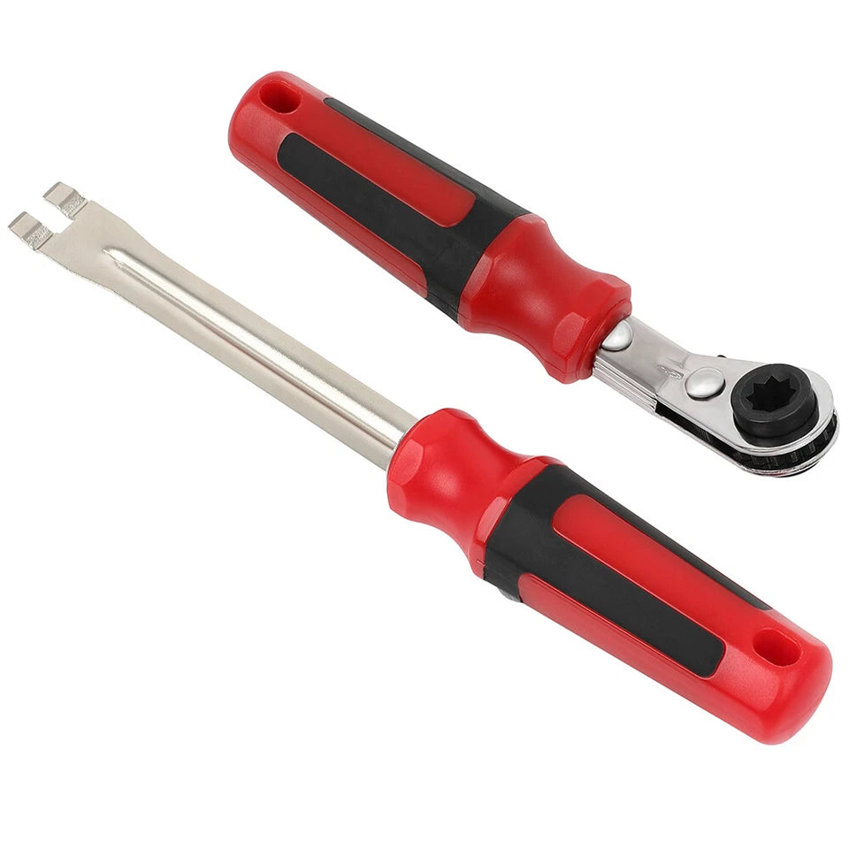 Automatic Slack Adjuster Release Hand Tool Set Adjust 5/16" Ratchet Wrench Brake