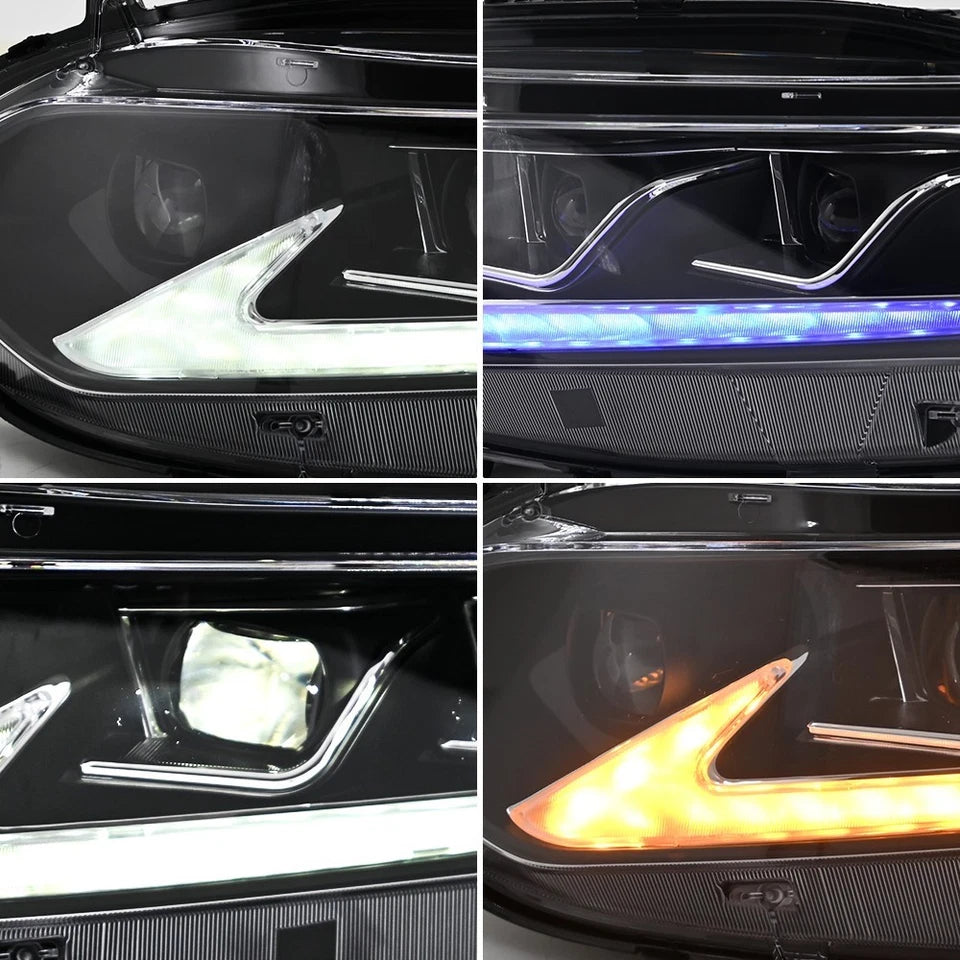 For 2018-2022 10th Gen Honda Accord Sedan LED Headlights Headlamp Sequential DRL