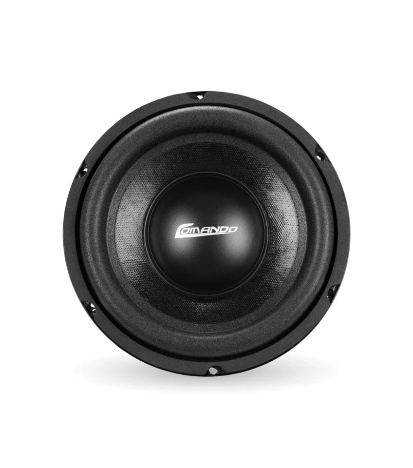 Comando Audio 6.5" Subwoofer 1000W Max Dual 4-Ohm High Power Bass Speaker CRX