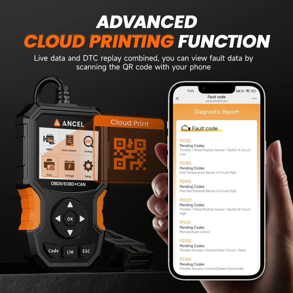 Universal OBD2 Scanner Code Reader Car Diagnostic Scan Tool Check Engine Fault