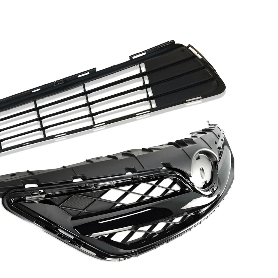 For 2011 2012 2013 Toyota Corolla Front Upper & Lower Bumper Grille Assembly Set