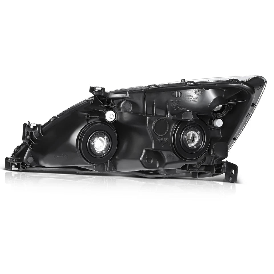 Pair Headlights Assembly Fits 2003-2007 Honda Accord Left + Right