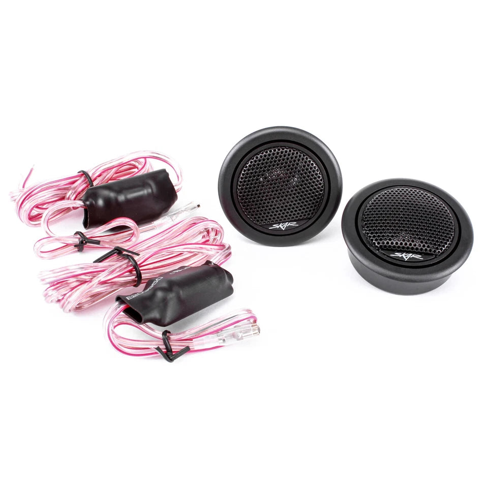 NEW SKAR AUDIO TWS-01 1-INCH 240W MAX POWER SILK DOME NEODYMIUM TWEETERS - PAIR