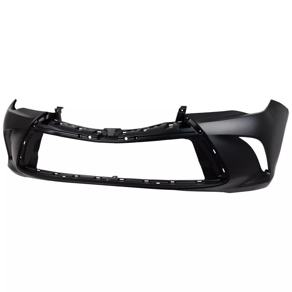 Front Bumper Cover+Upper Lower Grille For 2015 2016 2017 Toyota Camry