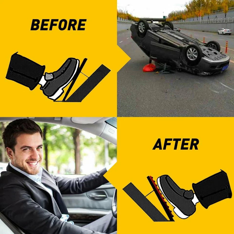 Red Non-Slip Automatic Gas Brake Foot Pedal Pad Cover Car Accessories Parts