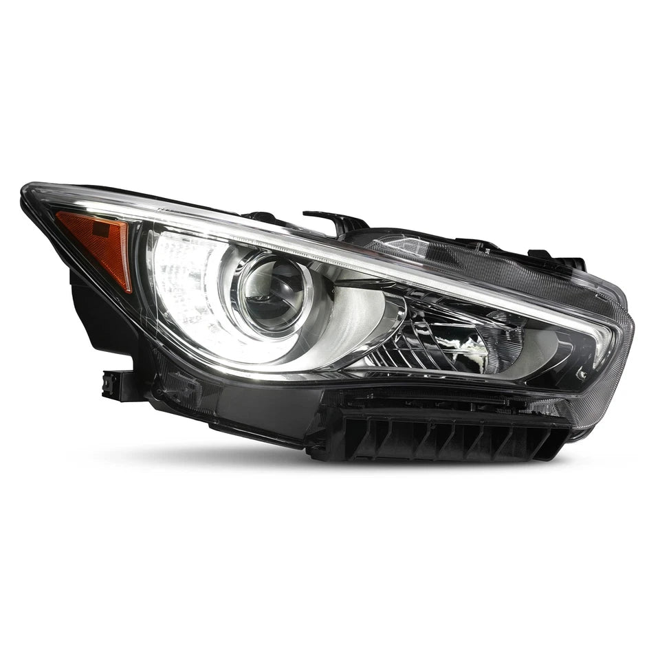 Full LED Headlight For 2018 2019 2020 Infiniti Q50 w/o AFS Right Passenger Side