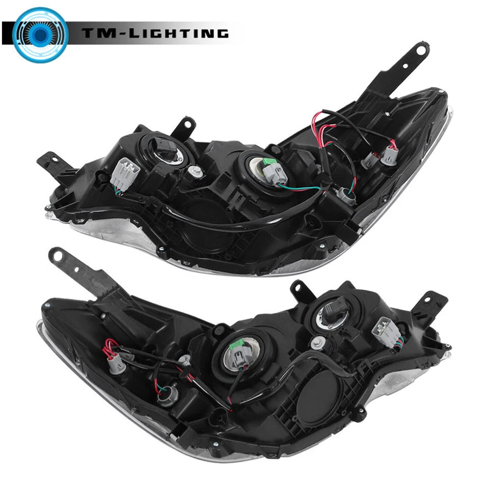 Headlights Pair For Subaru Impreza2012-2014-2015/Crosstrek 2013-2015-2016 Chrome