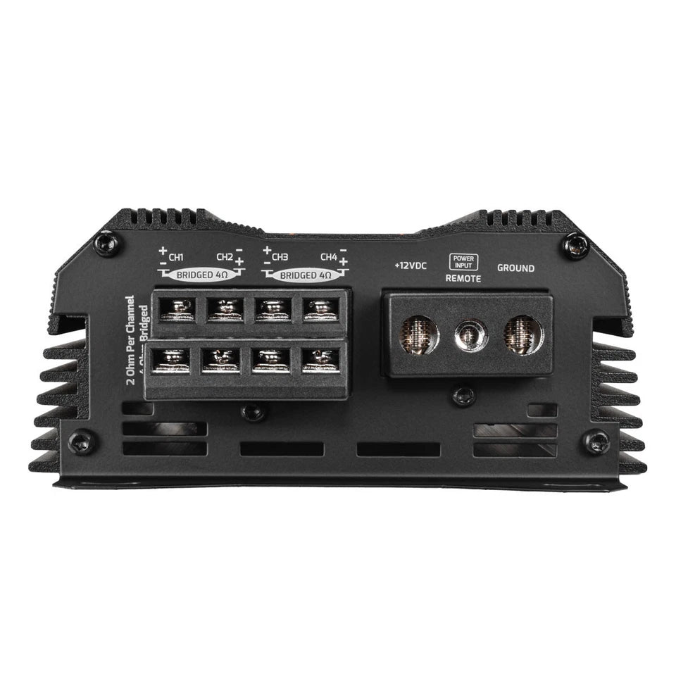 PRV MDX2000.4 2 Ohm Mini 4 Channel 4x 500 Watts Amp Compact Car Audio Amplifier