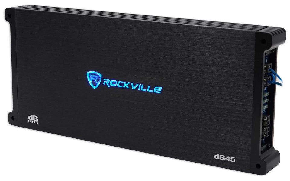 Rockville dB45 3200 Watt/800w RMS 4 Channel Amplifier Car Stereo Amp, Loud!!