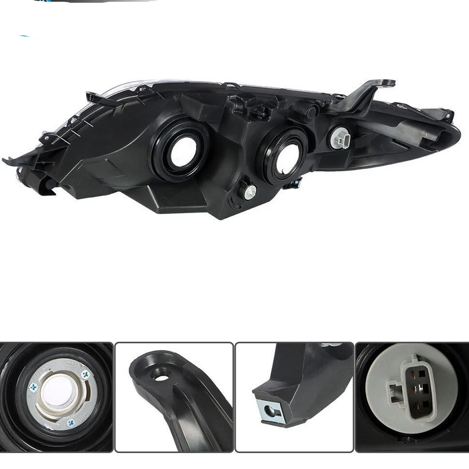 Pair Headlight For Toyota Sienna 2011-2019-2020 Halogen Headlamp Left+Right Side