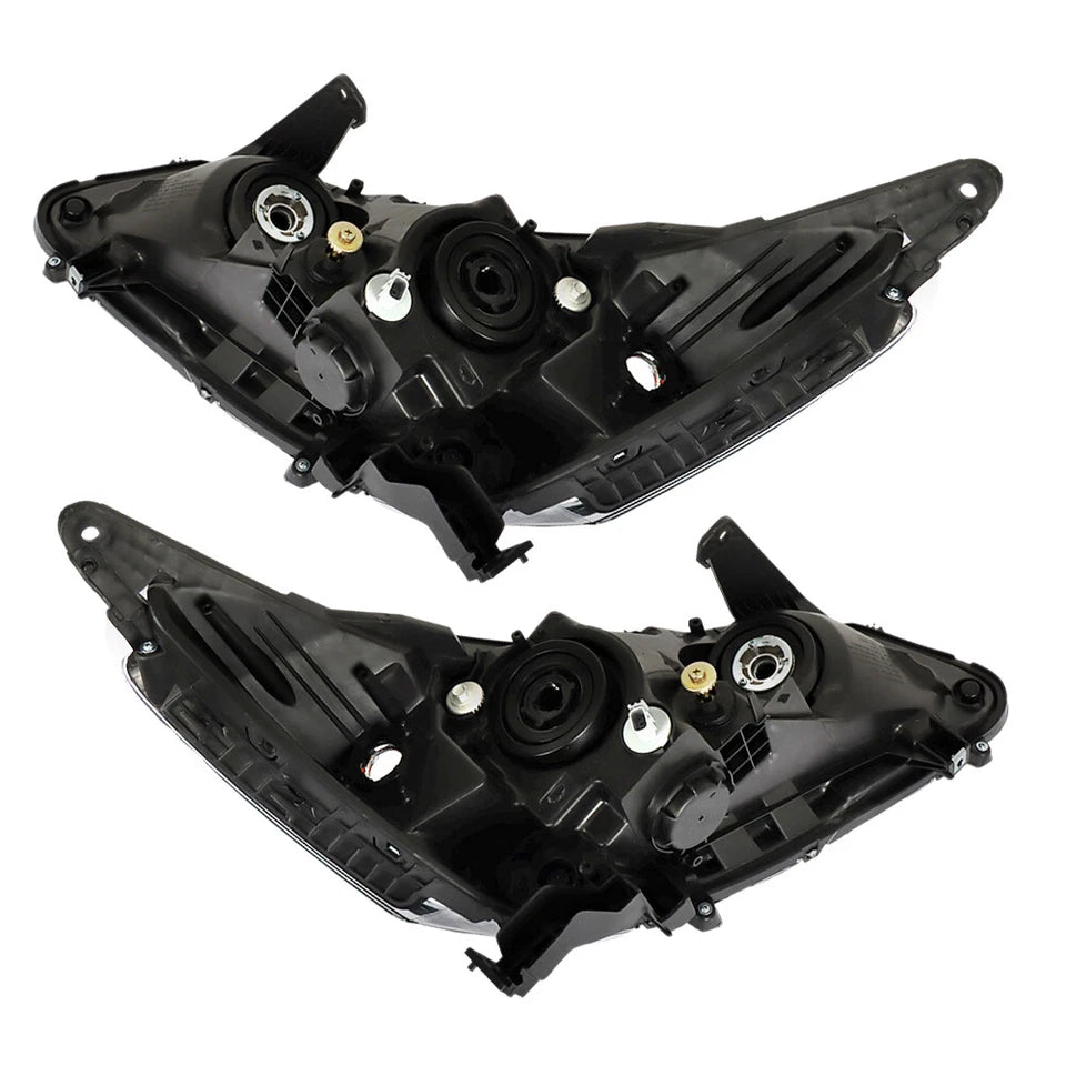 Headlight Headlamps For Honda Accord 2013-2015 Halogen w/LED DRL Right+Left Pair
