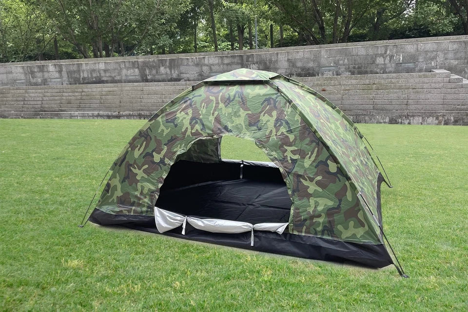 Camping Tent Lightweight Backpacking Tent Camouflage Outdoor Equipment for Campi