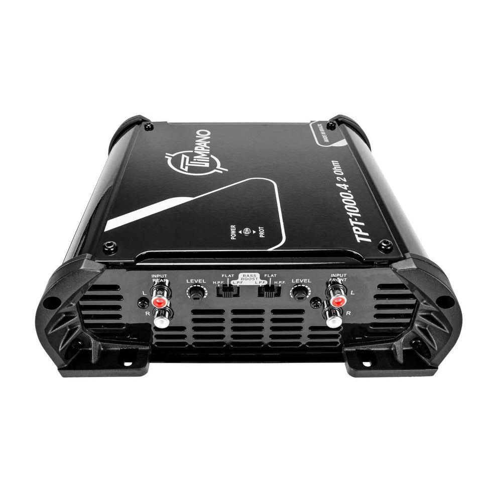 TIMPANO CAR AUDIO BUNDLE 2x 6.5" MIDRANGE SPEAKERS + 2x TWEETERS + 4 CHANNEL AMP