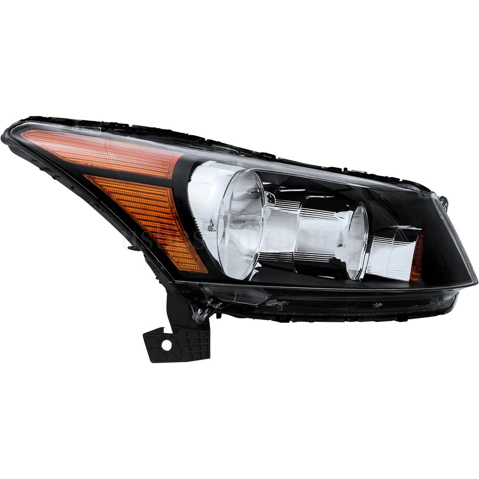 Headlight Headlamp Assembly Pair Driver Passenger For Honda Accord 2008-2012