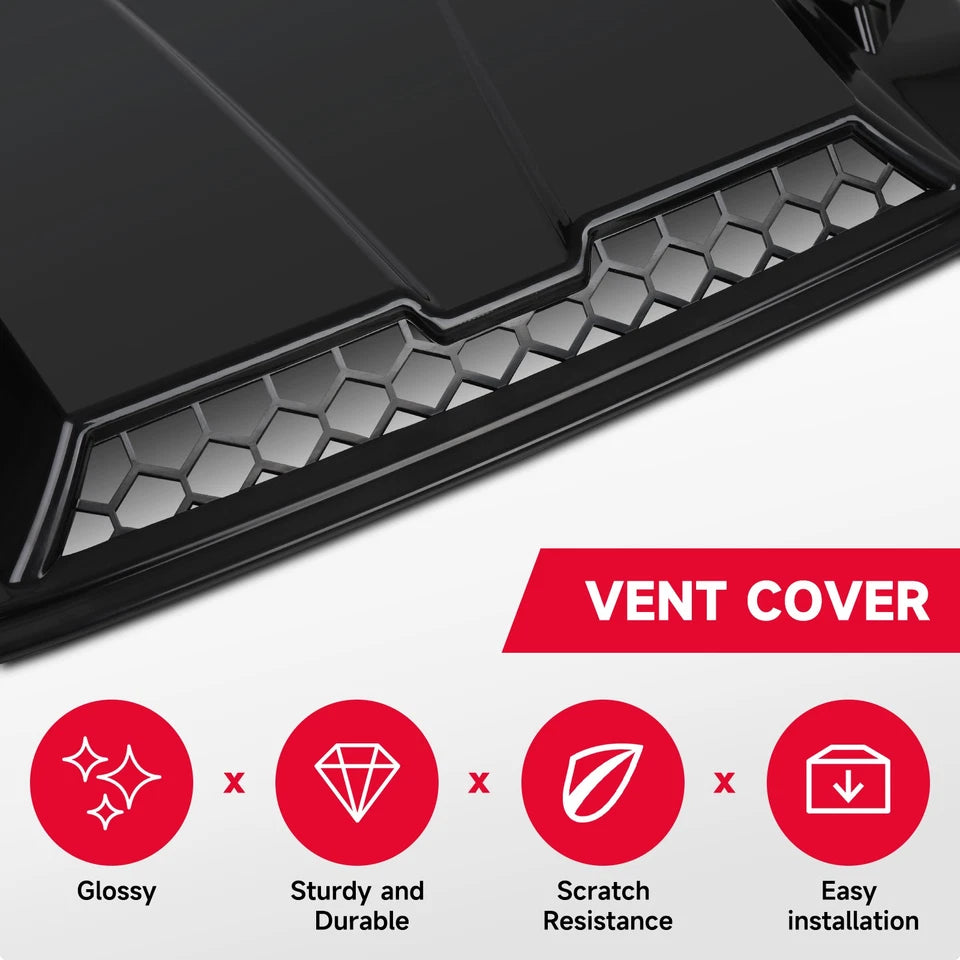 For Mazda 3 2 Car Front Air Flow Scoop Hood Intake Vent Bonnet Cover Trim Decor