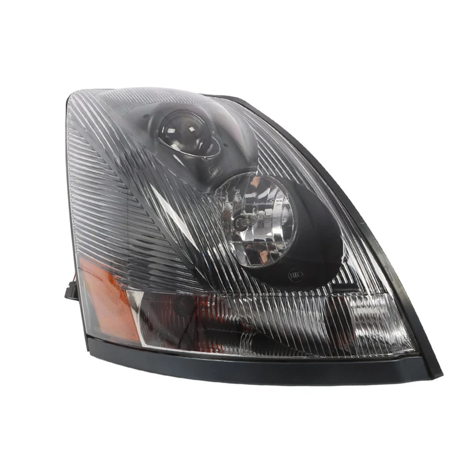 Halogen Headlight Set Pair For Volvo VNL 2004-2017 Semi Truck Black Projector