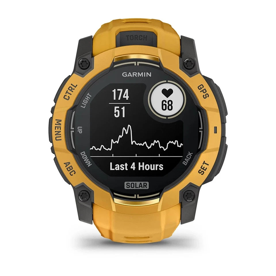 Garmin Instinct 3 - 50 mm GPS Smartwatch SOLAR Sunburst