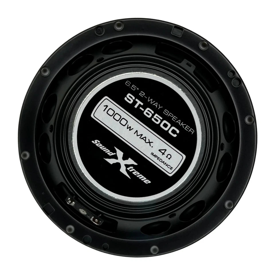 4x SoundXtreme 1000W 6.5-Inch 2Way Car Audio Component Speaker 6-1/2in 2000w set