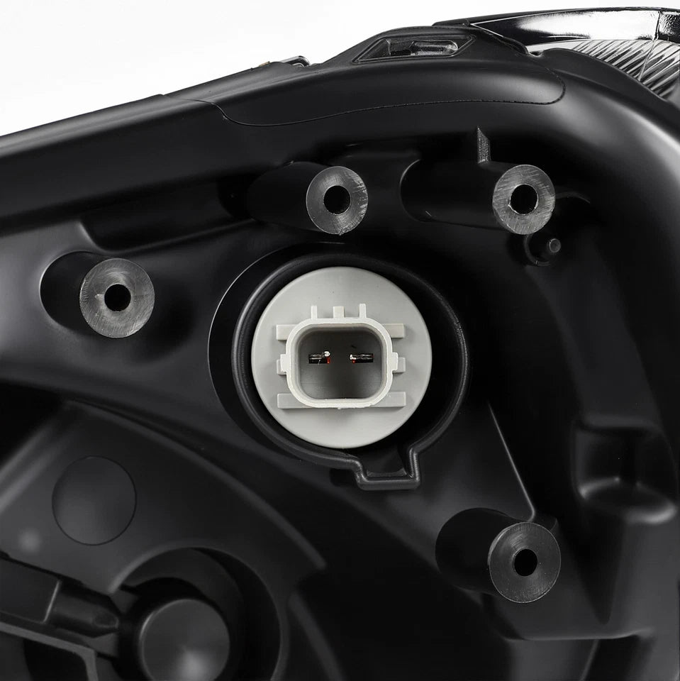 For Pair Headlight Assembly Honda Odyssey 3.5L 2005-2010 Black Housing