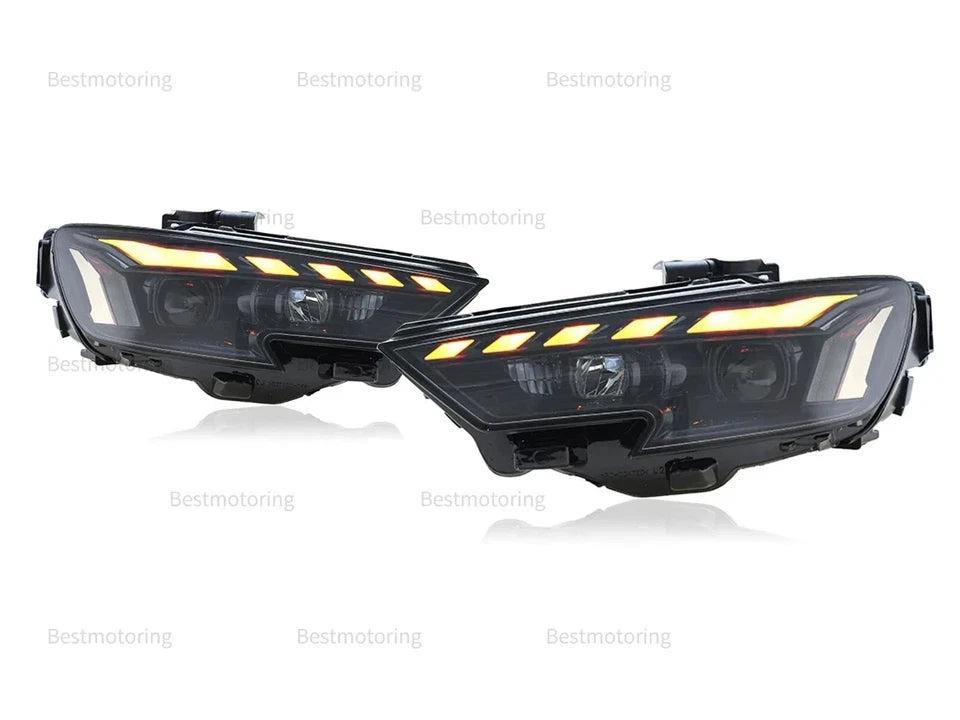 For AUDI A3 S3 8V 2017-2020 LED DRL Sequential Projector Headlights Assembly US