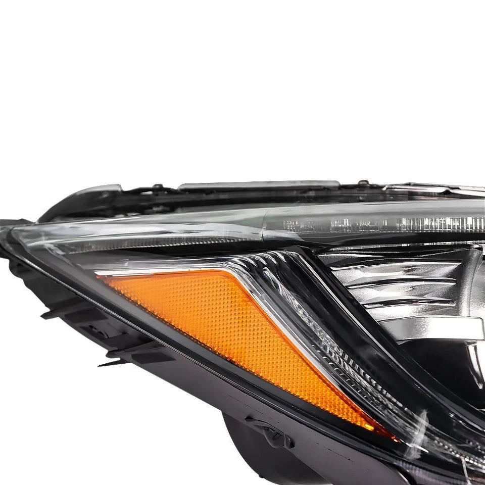 Left+Right Headlight For Honda CRV CR-V 2017-2022 Halogen Black Housing