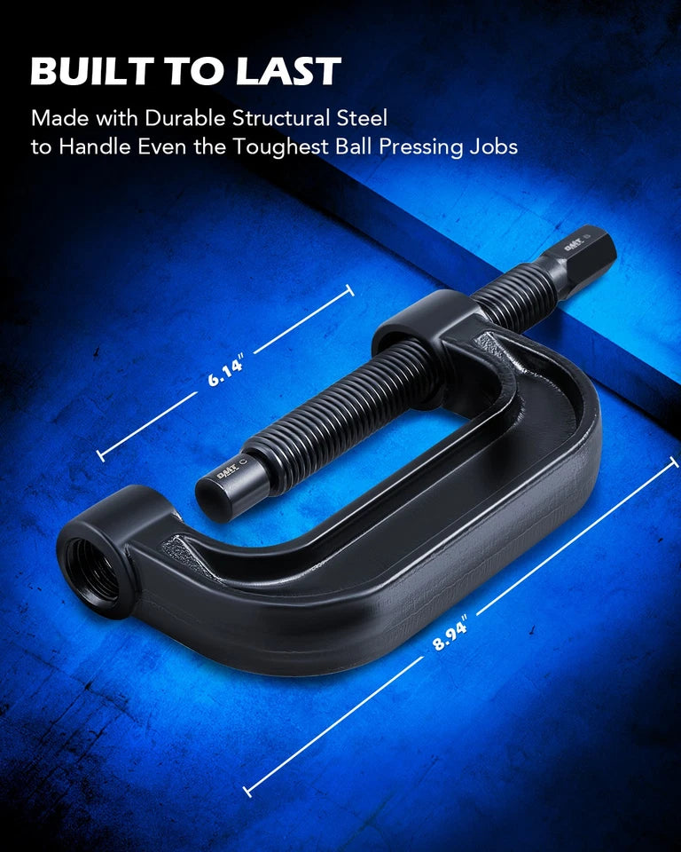 10pc Heavy Duty 4 in 1 Ball Joint Press U Joint Removal Tool Kit w 4 x 4 Adapter