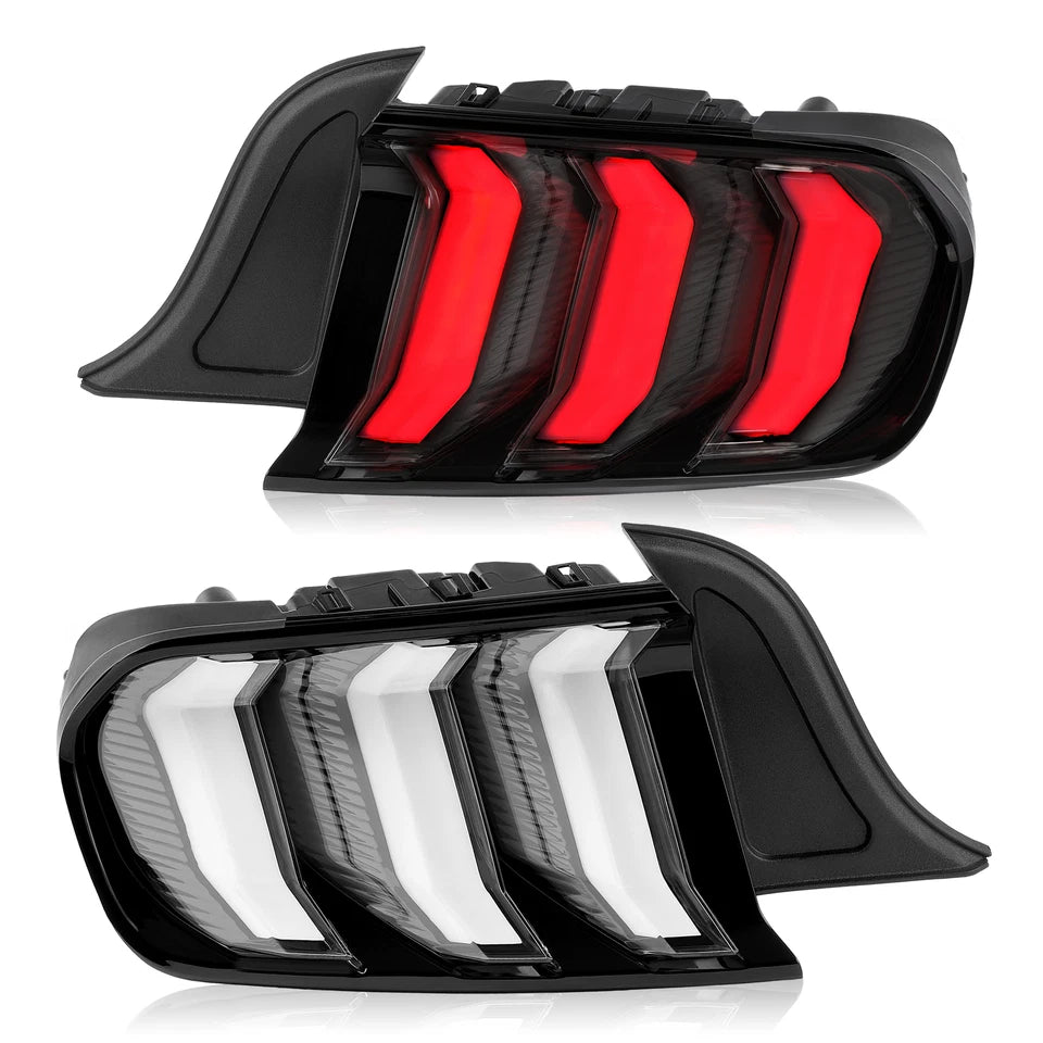 For 2015-2022 2023 Ford Mustang LED Tail Lights Brake Lamp w/ Sequential Signals