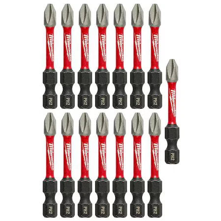 Milwaukee Tool 48-32-5004 Shockwave 2 In Phillips No. 2 Impact Duty Power Bit,