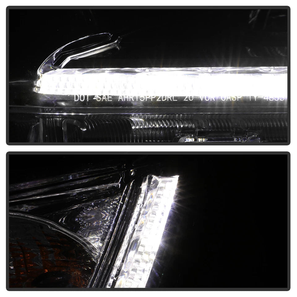 For 2017 2018 2019 Toyota Highlander SE w/ LED DRL Projector Headlights Headlamp