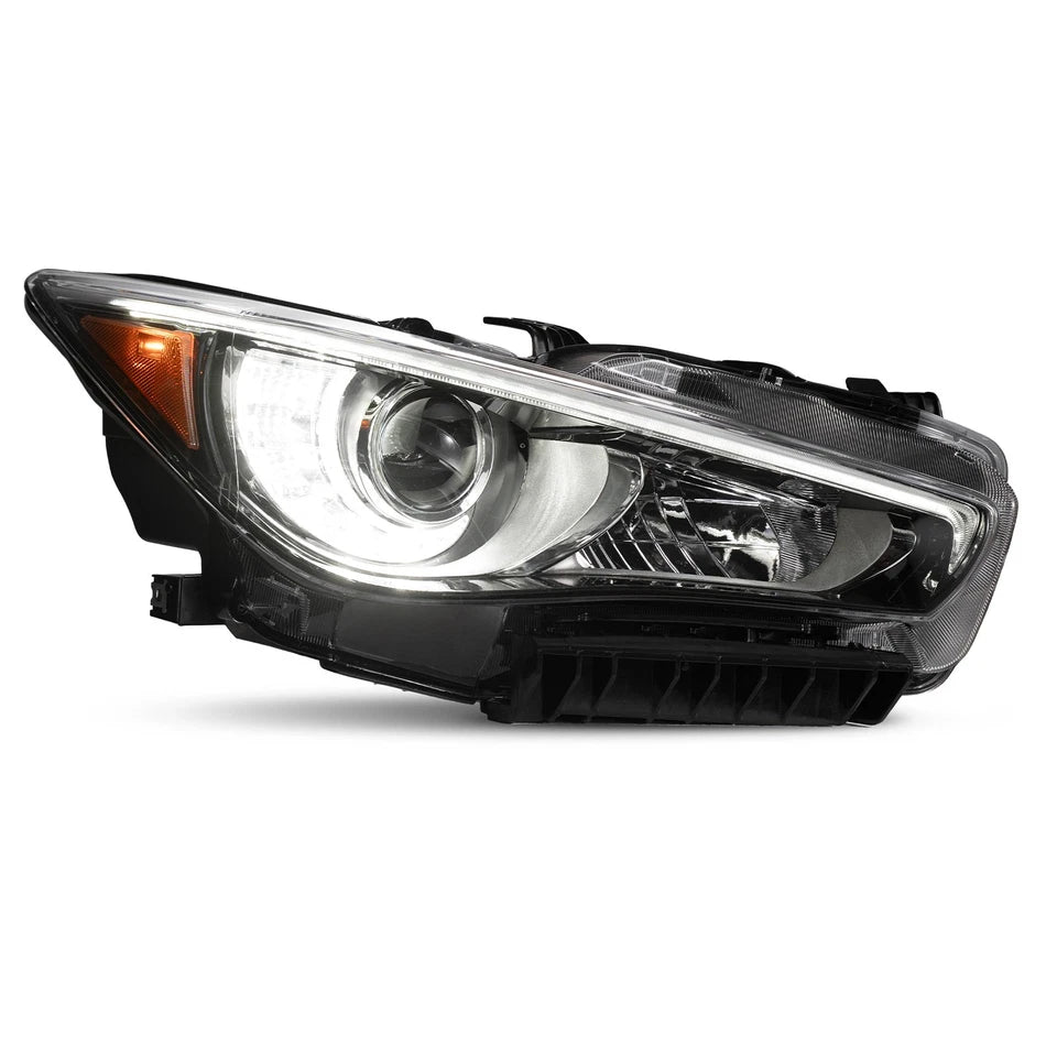 Full LED Headlight For 2018 2019 2020 Infiniti Q50 w/o AFS Right Passenger Side