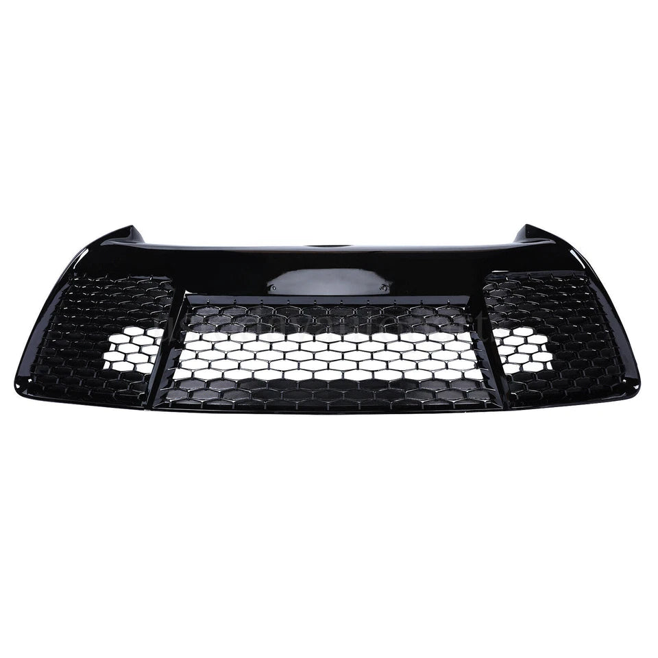 Front Bumper Cover+Upper Lower Grille For 2015 2016 2017 Toyota Camry