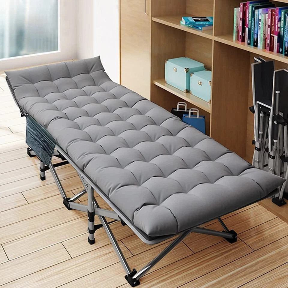 Camping Cot for Adults, Heavy-Duty Comfortable Military Army Mattress Cot & Bag