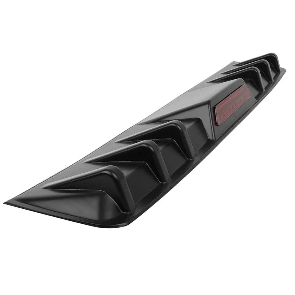 Car Rear Diffuser 6-Fin Bumper Lip Splitter Spoiler Wing For Toyota Corolla