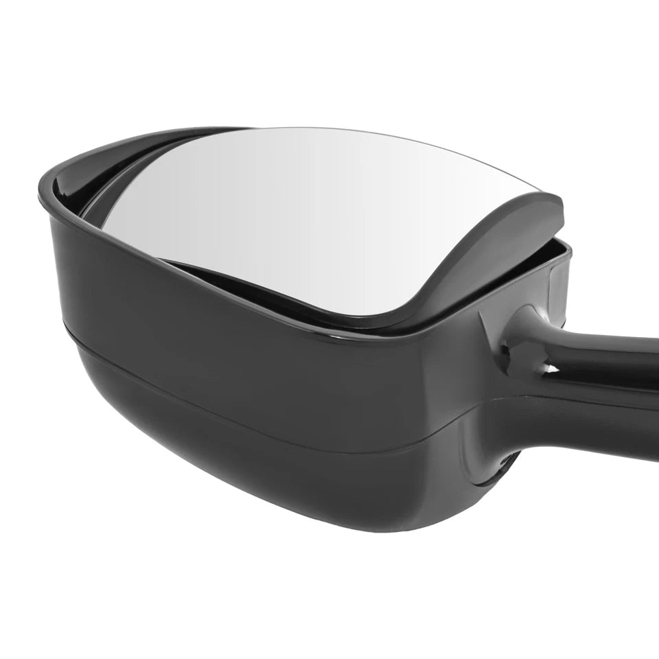 Pair Black Hood Mirrors For Freightliner Cascadia Truck 2008-2017 Left&Right New