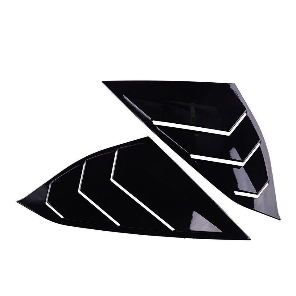 For 2018-2021 Honda Accord Side Window Louvers Cover Glossy Car Auto Accessories