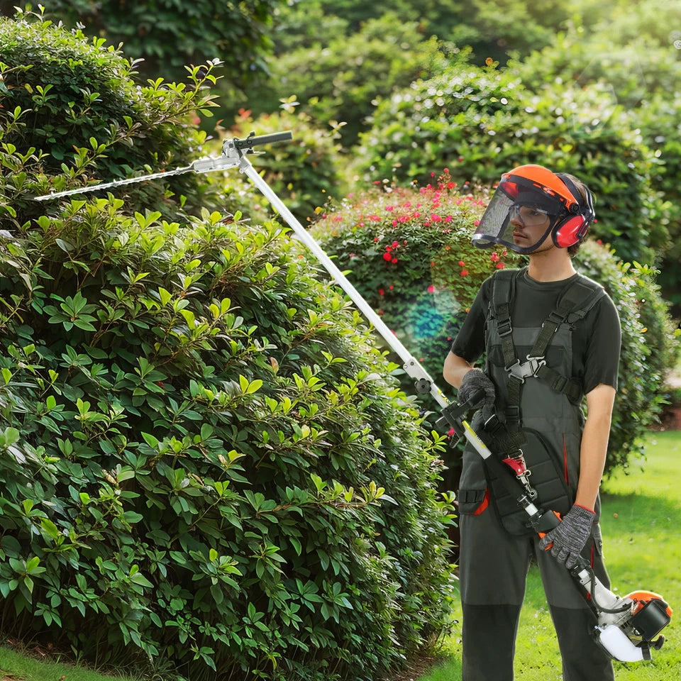 6-in-1 Multi-Functional Trimming Tools Gas Hedge Trimmer 33CC Weed Eater