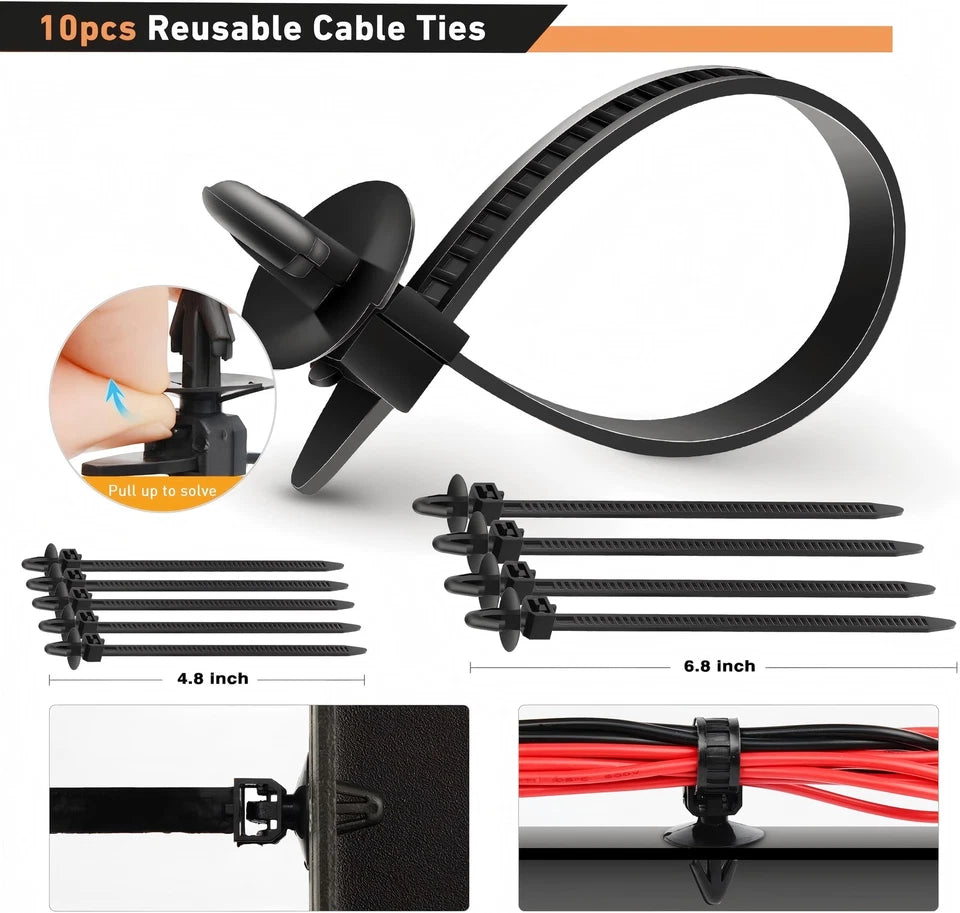 1295PCS Car Retainer Auto Fasteners Body Plastic Trim Clips Pin Rivet Bumper Kit