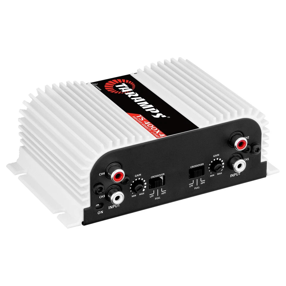 Taramps TS 400x4 Amplifier 4 Channels 2 Ohm 400W RMS NEW SMALL SIZE!