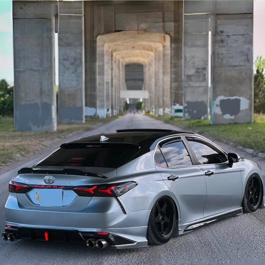 Smoked LED Tail Lights for Toyota Camry 2018-2024 Sedan W/ Sequential Assembly