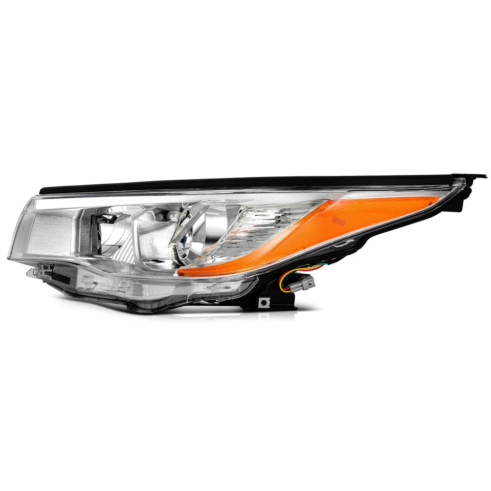 Headlights Assembly Left+Right For 2016-2014 Toyota Highlander Chrome Housing