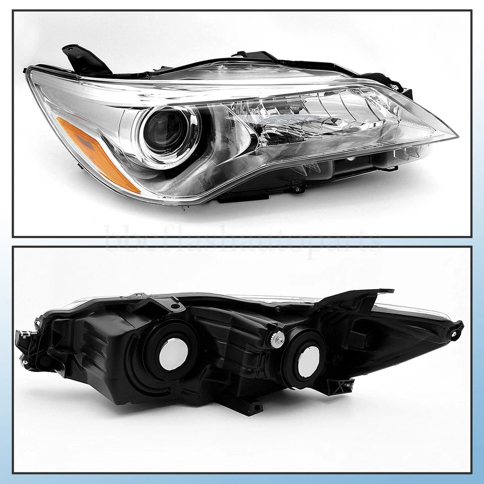 Headlights For 2015 2016 2017 Toyota Camry Left+Right Headlamps Head Light Pair