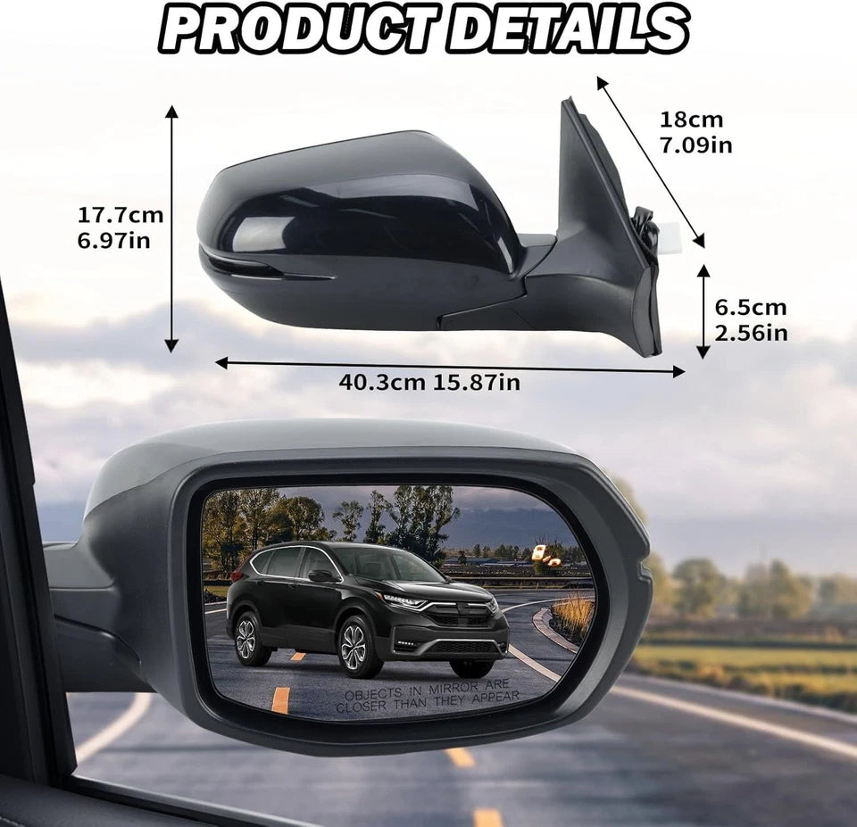 Passenger Side Mirror For 2017-2022 Honda CRV Side Mirror with BSD Heated Turn S
