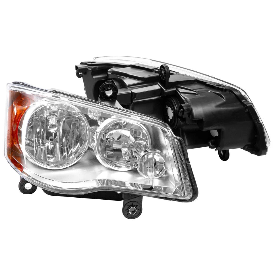 2Pcs Headlight For 2008-2016 Chrysler Town&Country 2011-2020 Dodge Grand Caravan