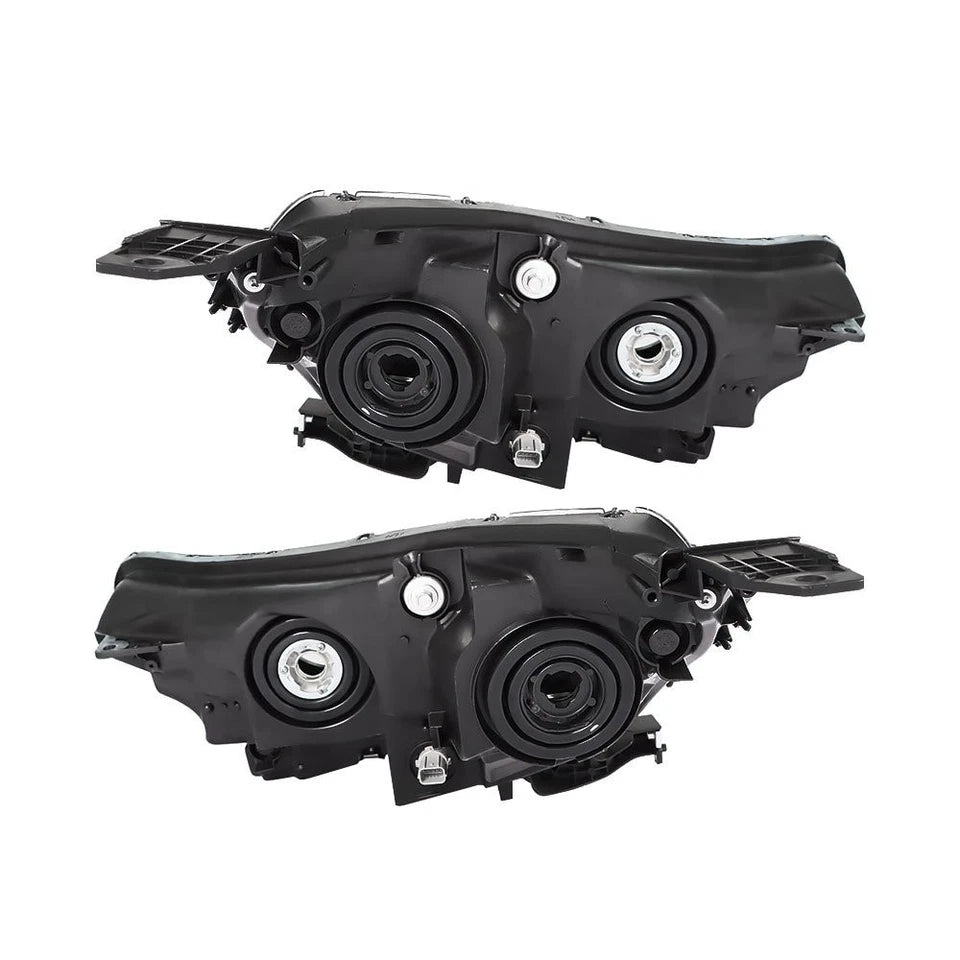 Left+Right Headlight For Honda CRV CR-V 2017-2022 Halogen Black Housing