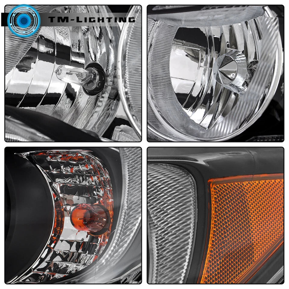 Headlights Pair For Subaru Impreza2012-2014-2015/Crosstrek 2013-2015-2016 Chrome