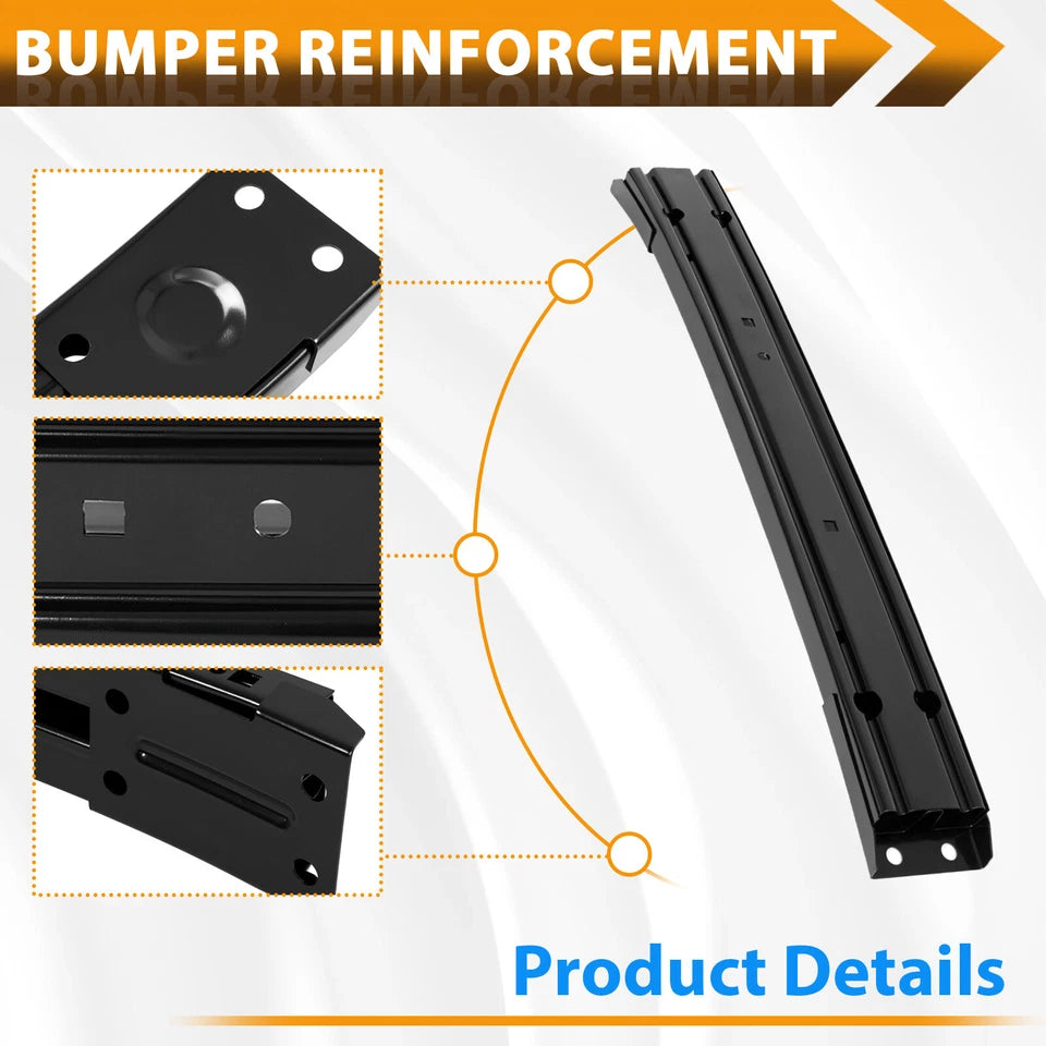 Front Bumper Reinforcement Impact Bar For Ford Mustang 2015-25 2023 W/o Tow Hook